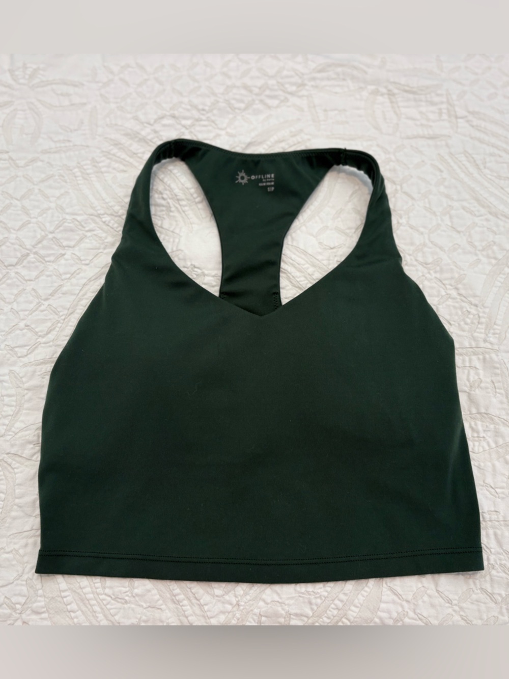 Aerie green athletic tank top